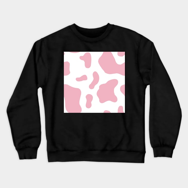 Pink Cow Crewneck Sweatshirt by osnapitzami